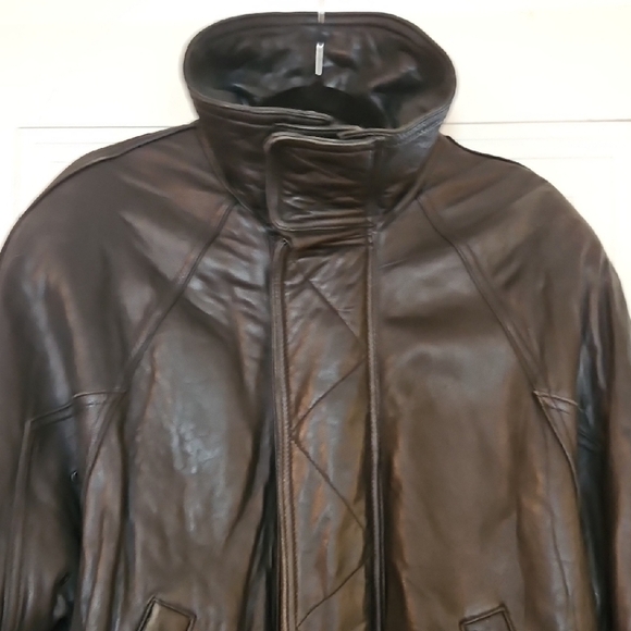 Marc New York Men's vintage Black Leather Jacket, 1980s, Lux, Sz Sm. Leather - Picture 5 of 13